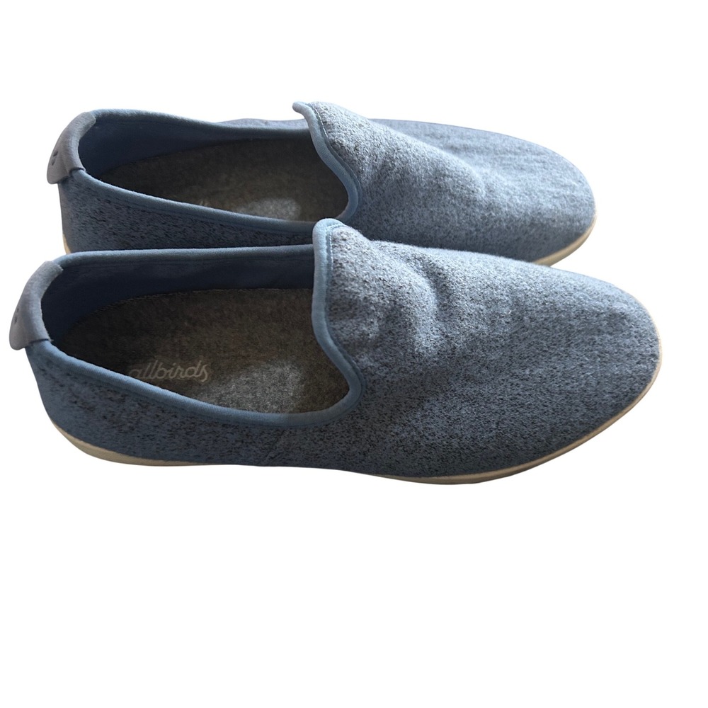 Allbirds Womens Wool Lounger Blue Slip On Sneakers Size 9 Merino Wool WLIM9